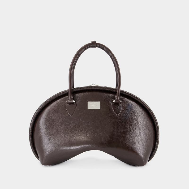 Sac Porté Épaule Bowlina - Acne Studios - Cuir - Marron