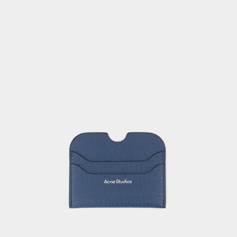 Porte Carte - Acne Studios - Cuir - Bleu