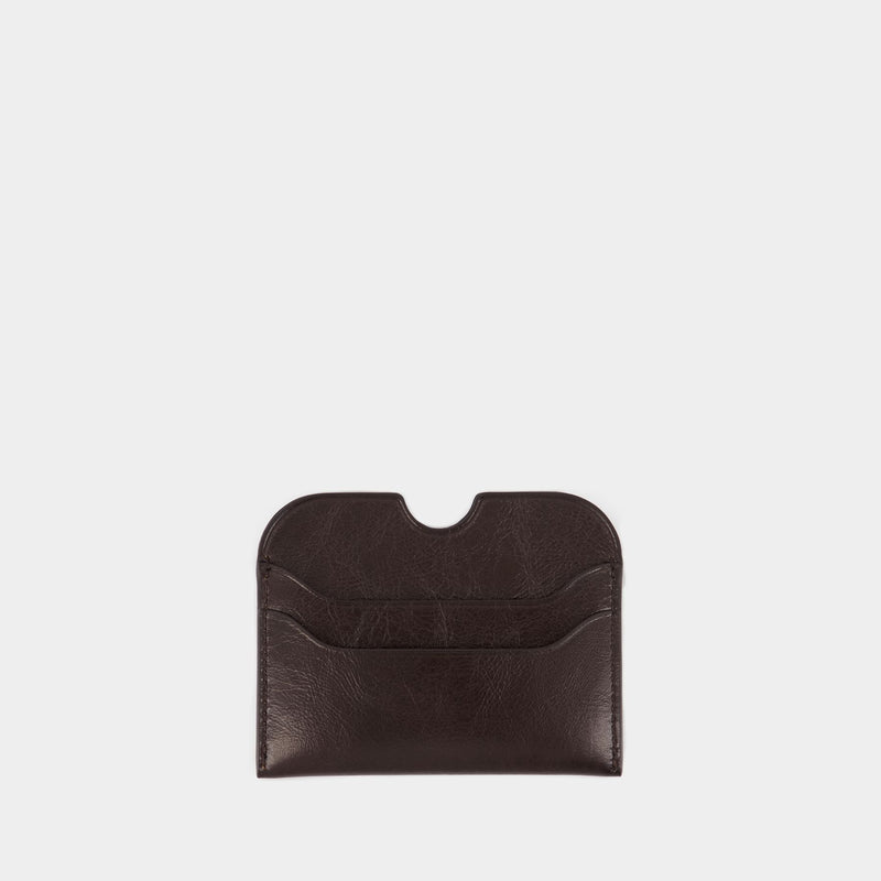 Porte-Carte - Acne Studios - Cuir - Marron