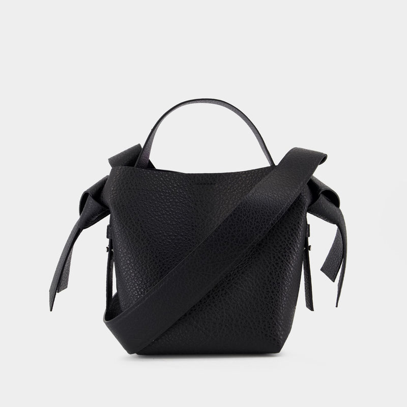 Sac À Bandoulière Musubi Mini - Acne Studios - Cuir - Noir