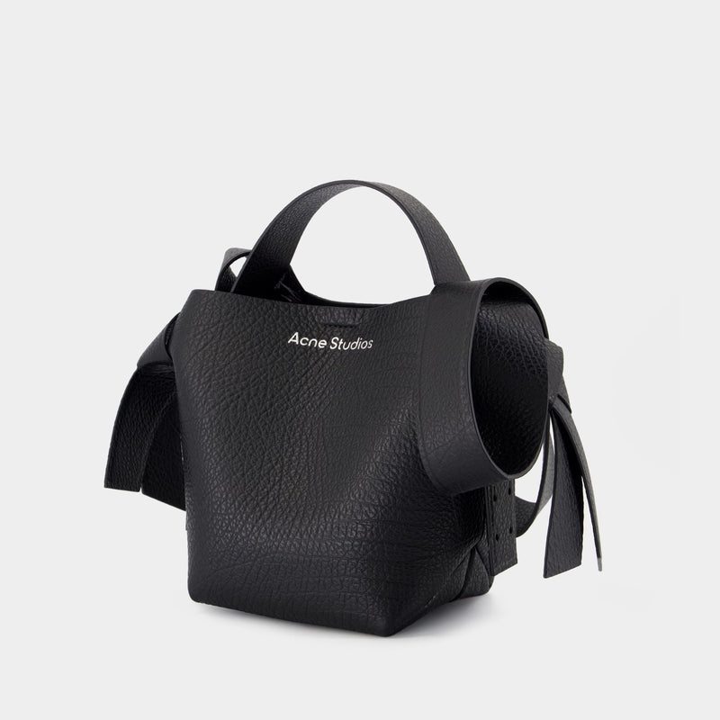 Sac À Bandoulière Musubi Mini - Acne Studios - Cuir - Noir