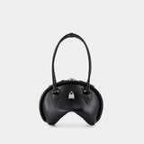 Sac Porté Épaule Bowlina Mini - Acne Studios - Cuir - Noir