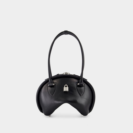 Sac Porté Épaule Bowlina Mini - Acne Studios - Cuir - Noir
