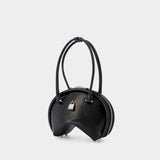 Sac Porté Épaule Bowlina Mini - Acne Studios - Cuir - Noir