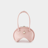 Sac Porté Épaule Bowlina Mini - Acne Studios - Cuir - Rose