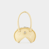 Sac Porté Épaule Bowlina Mini - Acne Studios - Cuir - Jaune