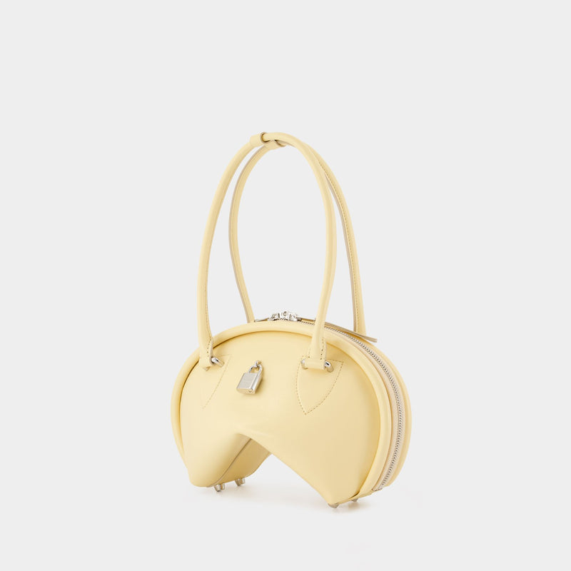 Sac Porté Épaule Bowlina Mini - Acne Studios - Cuir - Jaune