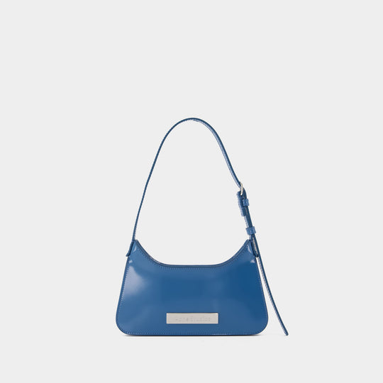Sac Porté Épaule Platt Micro - Acne Studios - Cuir - Bleu