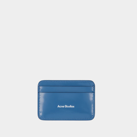 Porte Carte - Acne Studios - Cuir - Bleu