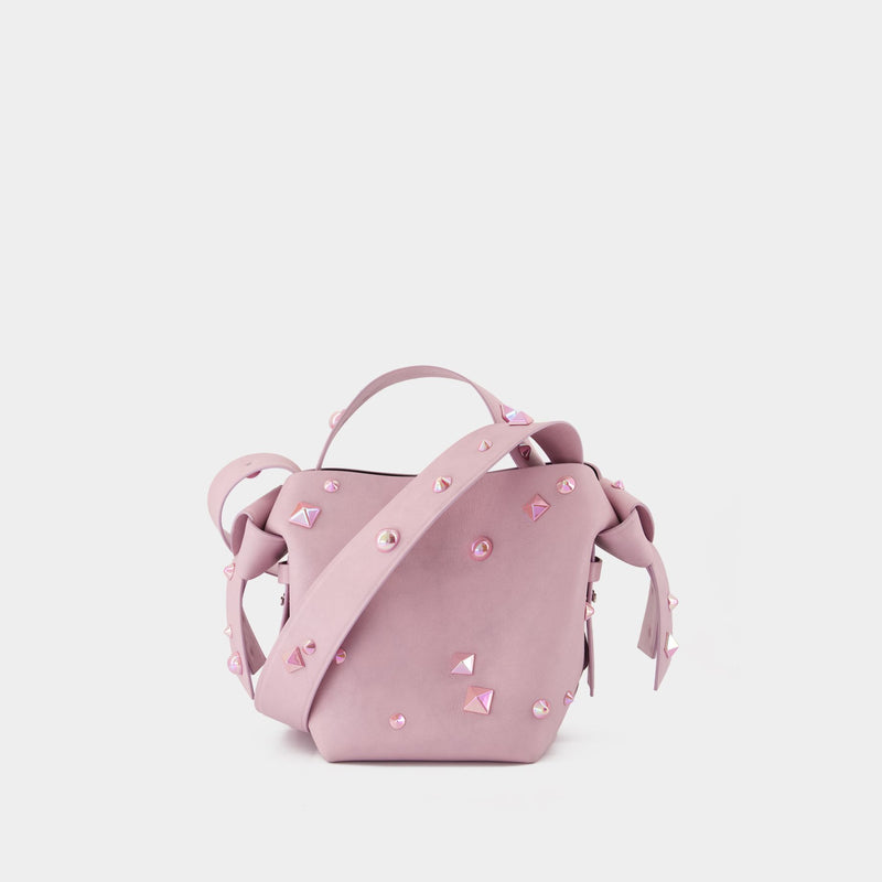 Sac À Bandoulière Musubi Mini - Acne Studios - Cuir - Rose