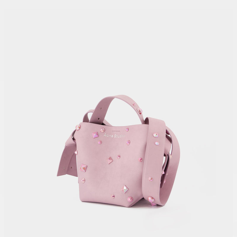 Sac À Bandoulière Musubi Mini - Acne Studios - Cuir - Rose