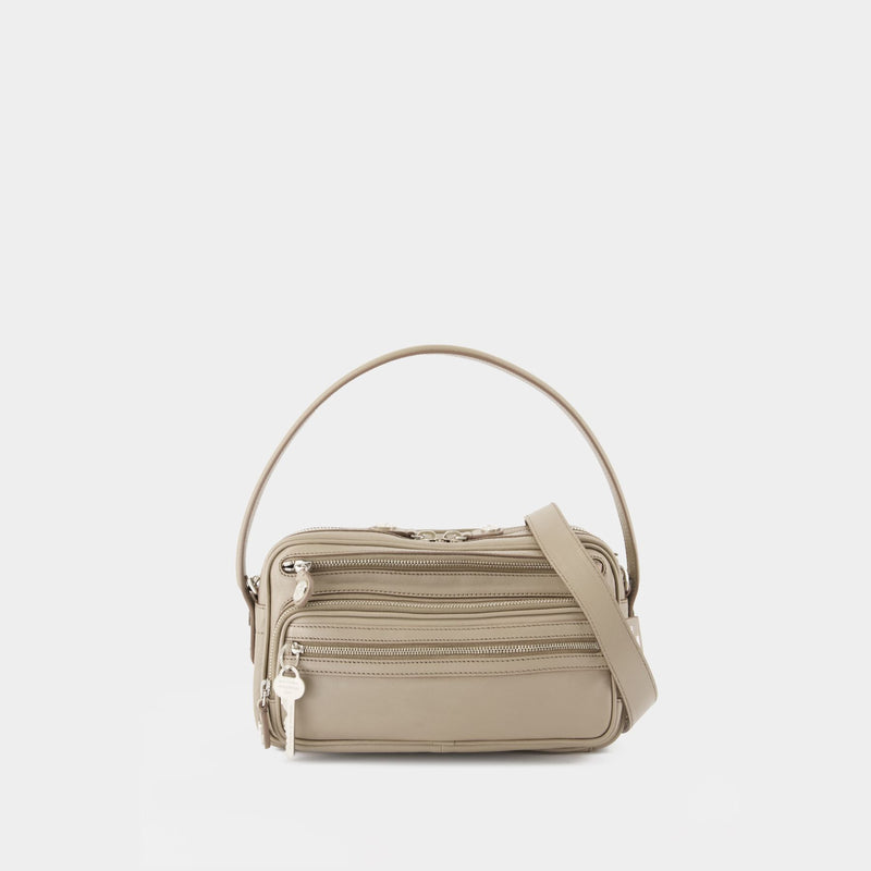 Sac À Bandoulière Camero Small - Acne Studios - Cuir - Beige