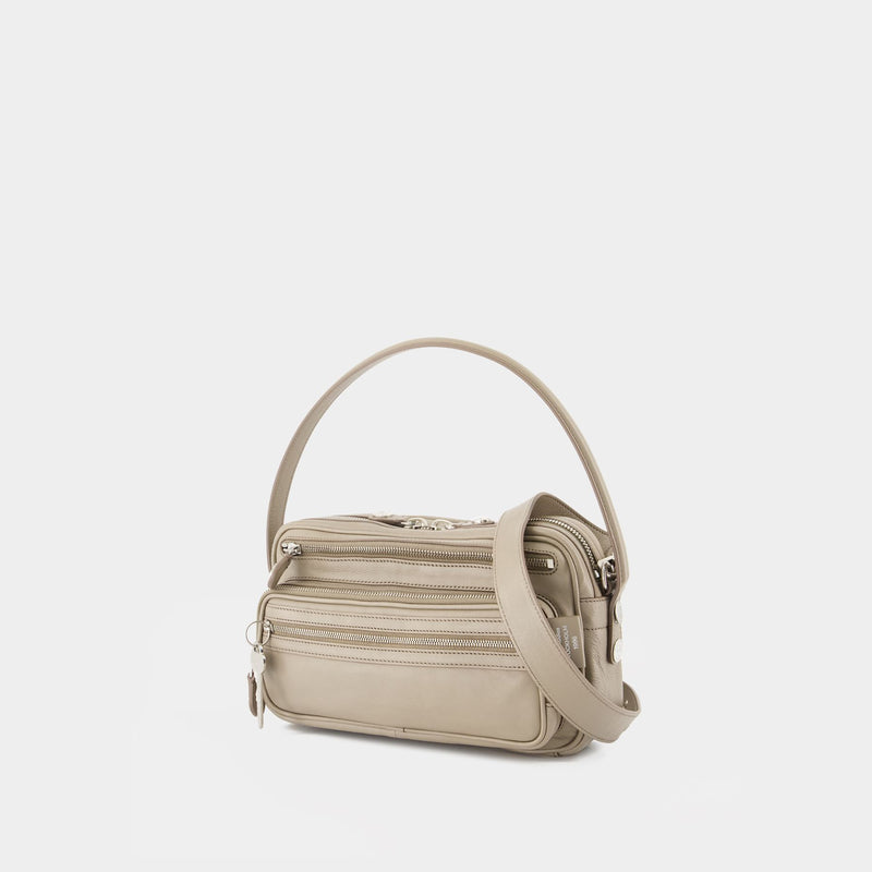 Sac À Bandoulière Camero Small - Acne Studios - Cuir - Beige