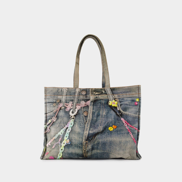 Cabas Fn Ux Bags000189 - Acne Studios - Coton - Bleu