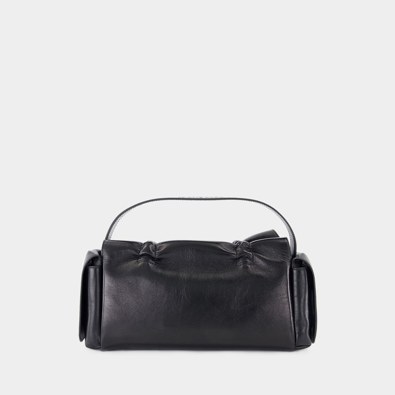 Sac Porté Épaule Multipocket Lux - Acne Studios - Cuir - Noir