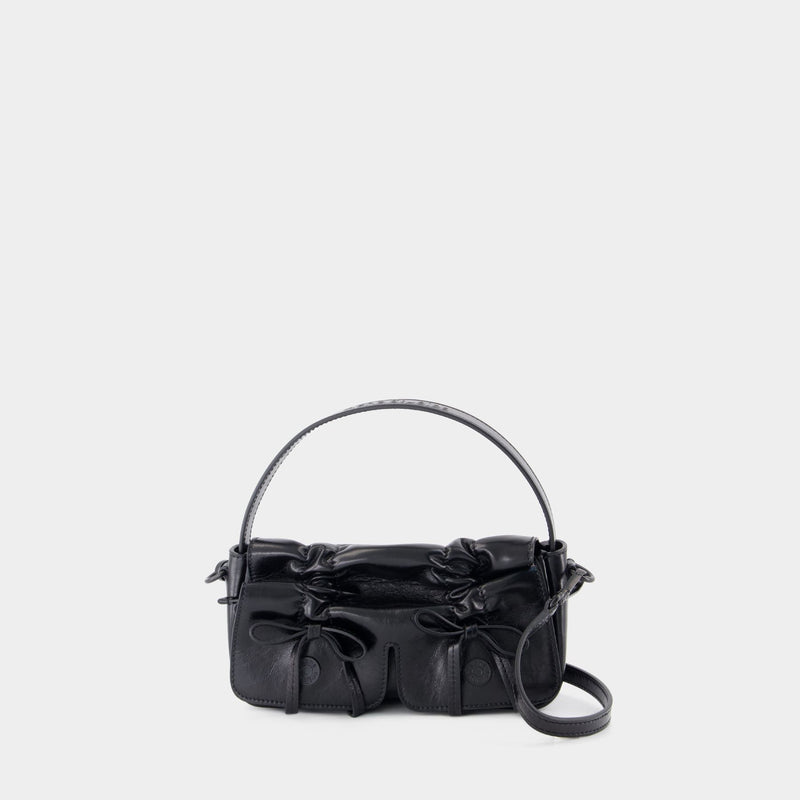 Sac À Bandoulière Multipocket Micro Lux - Acne Studios - Cuir - Noir