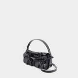 Sac À Bandoulière Multipocket Micro Lux - Acne Studios - Cuir - Noir