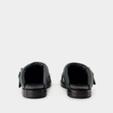 Mules Buckle - Acne Studios - Cuir - Vert
