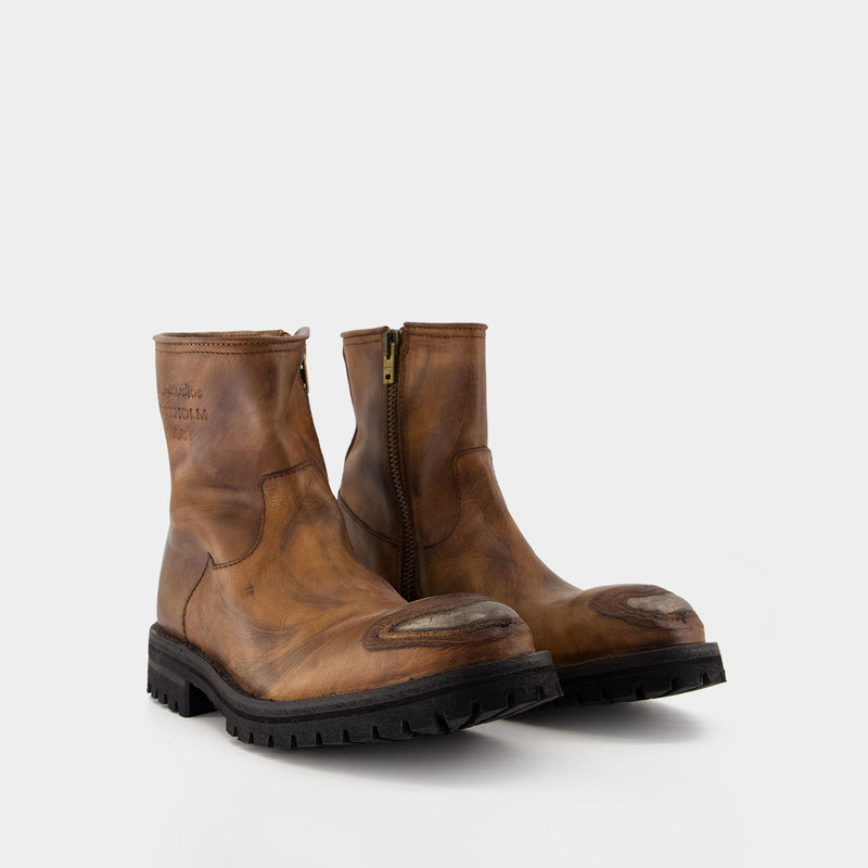 Bottines - Acne Studios - Cuir - Marron