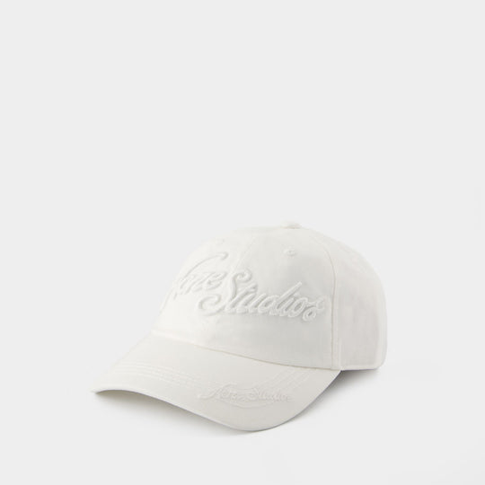 Casquette Fn Ux Hats000314 - Acne Studios - Coton - Blanc