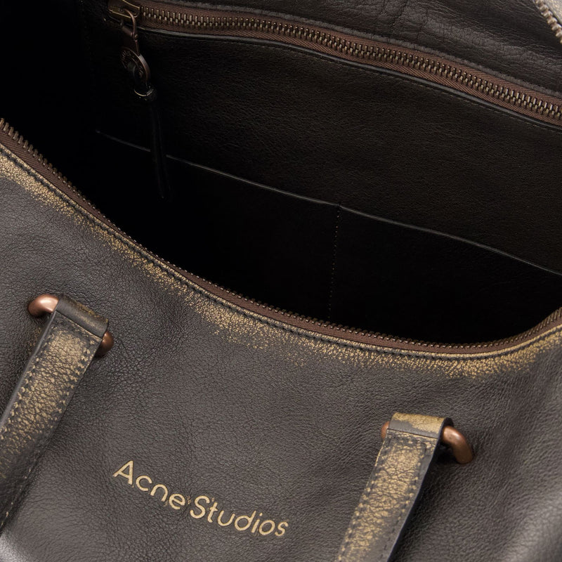 Sac Porté Épaule Multipocket - Acne Studios - Cuir - Marron