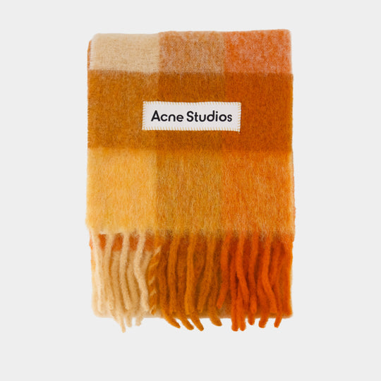 Écharpe - Acne Studios - Laine - Orange