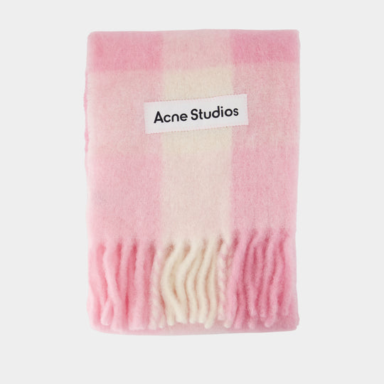 Écharpe - Acne Studios - Laine - Rose