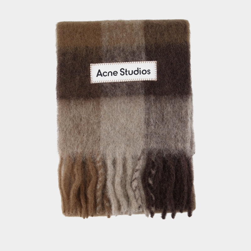 Écharpe - Acne Studios - Laine - Marron