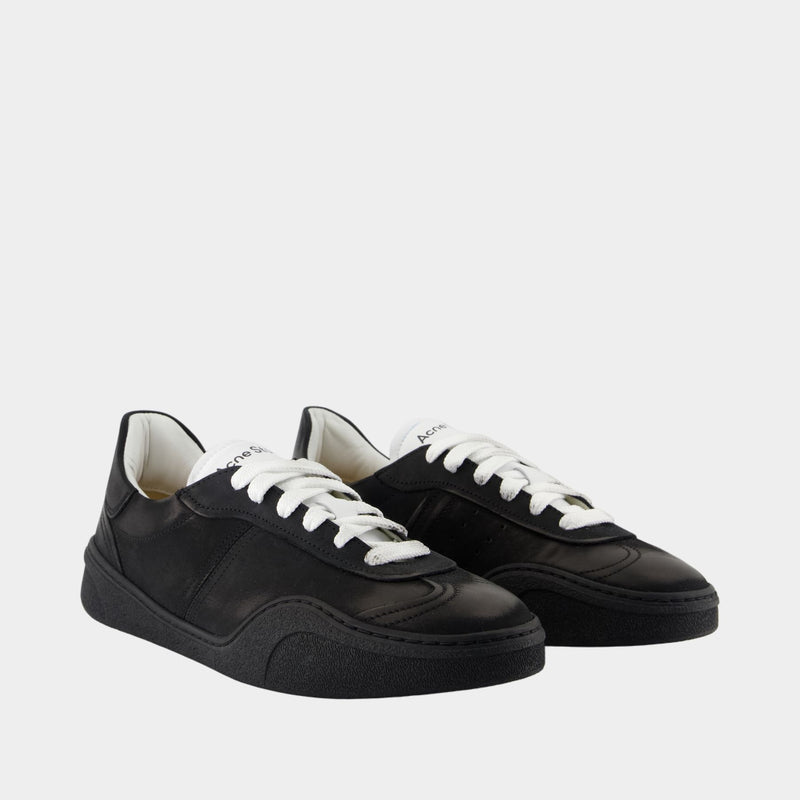 Sneakers Bars Nubuk  M - Acne Studios - Cuir - Noir