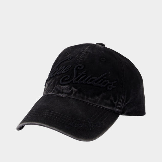 Casquette - Acne Studios - Coton - Noir