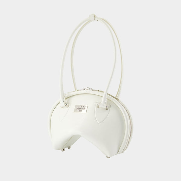 Sac À Main Bowlina Small R - Acne Studios - Cuir - Blanc
