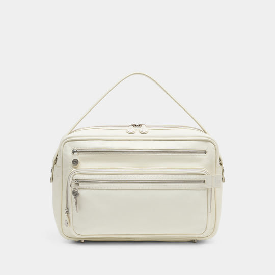 Sac Porté Épaule Camero Camera - Acne Studios - Cuir - Blanc