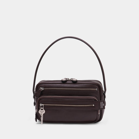 Sac Porté Épaule Camero Party - Acne Studios - Cuir - Marron