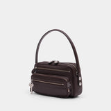 Sac Porté Épaule Camero Party - Acne Studios - Cuir - Marron