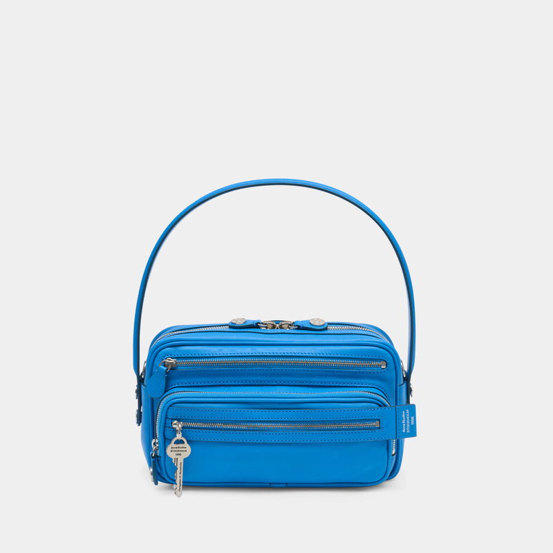 Sac Porté Épaule Camero Party - Acne Studios - Cuir - Bleu