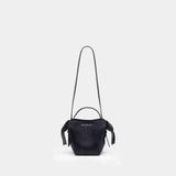 Sac À Bandoulière Musubi Mini Aged R - Acne Studios - Cuir - Bleu Foncé