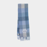 Écharpe - Acne Studios - Laine - Bleu