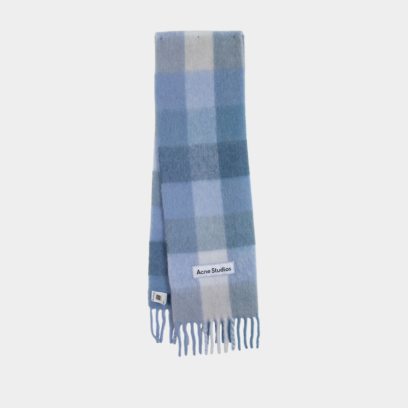 Écharpe - Acne Studios - Laine - Bleu
