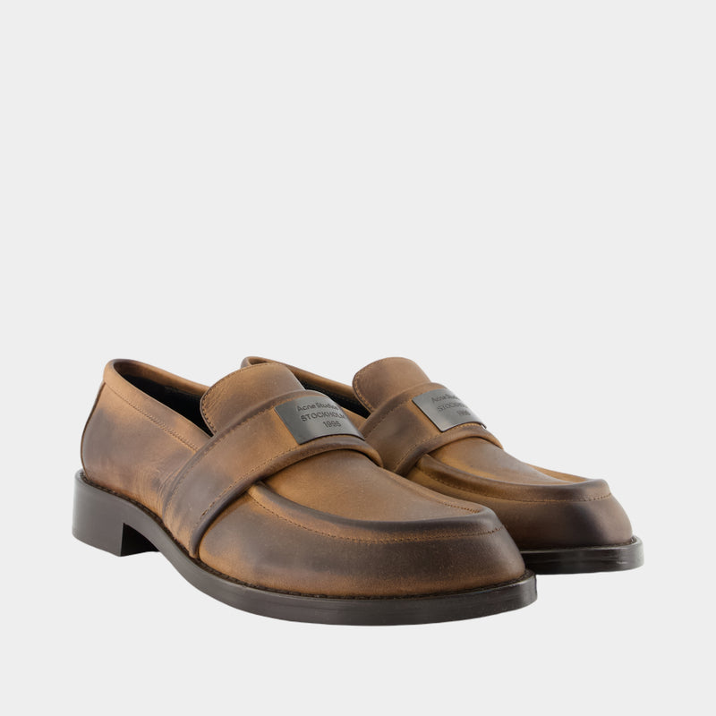 Mocassins - Acne Studios - Cuir - Marron