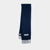 Écharpe - Acne Studios - Laine - Bleu