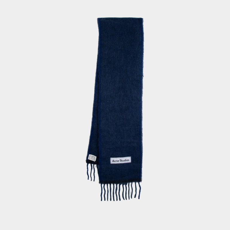 Écharpe - Acne Studios - Laine - Bleu