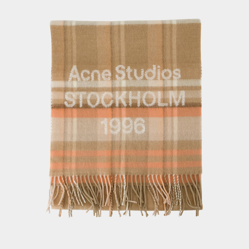 Écharpe - Acne Studios - Laine - Beige