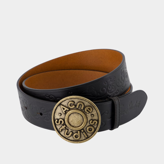 Ceinture - Acne Studios - Cuir - Noir