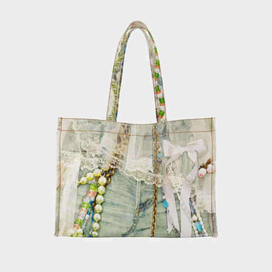 Cabas - Acne Studios - Coton - Blanc