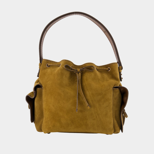 Sac À Bandoulière Multipocket - Acne Studios - Cuir - Marron