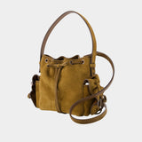 Sac À Bandoulière Multipocket Mini - Acne Studios - Cuir - Marron