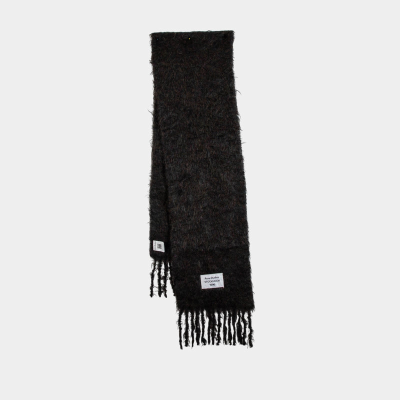 Écharpe - Acne Studios - Laine - Noir