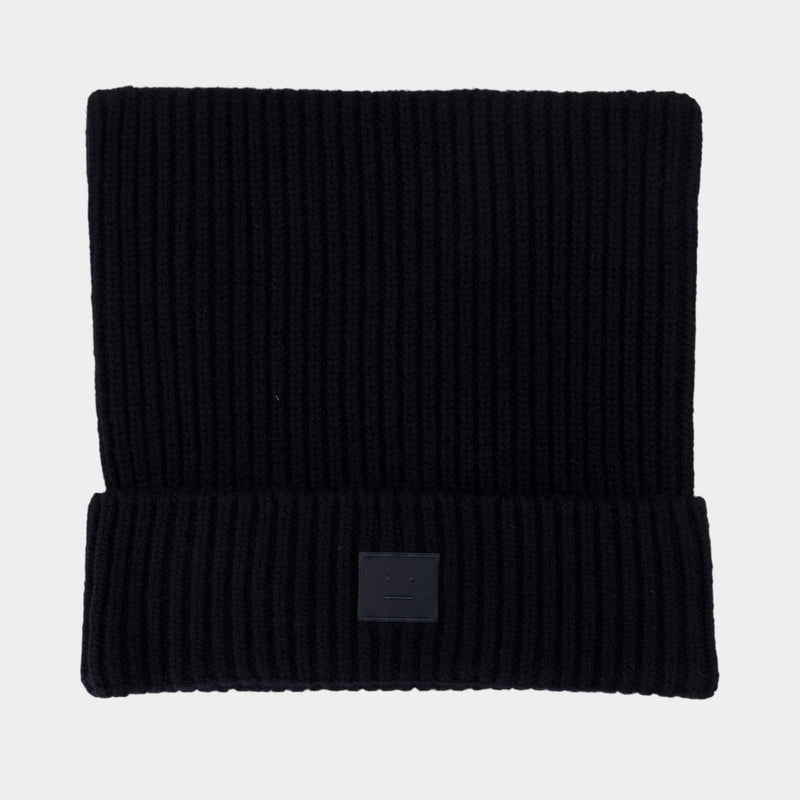 Bonnet - Acne Studios - Coton - Noir