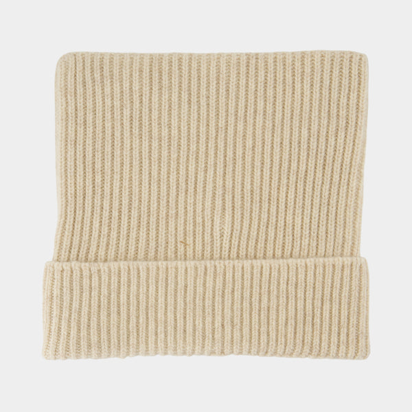 Bonnet - Acne Studios - Coton - Beige