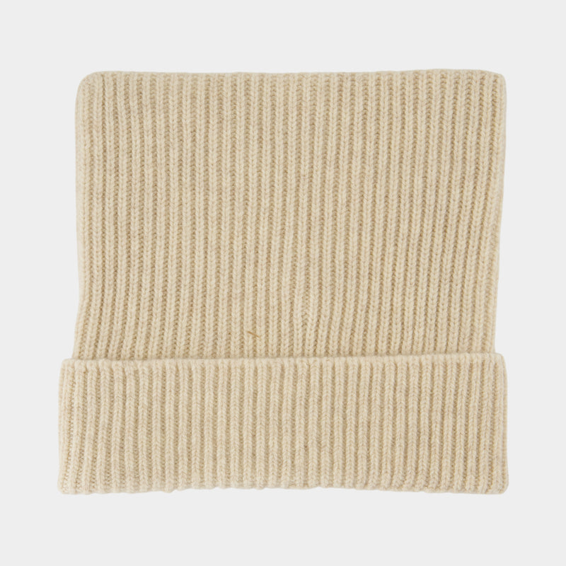 Bonnet - Acne Studios - Coton - Beige